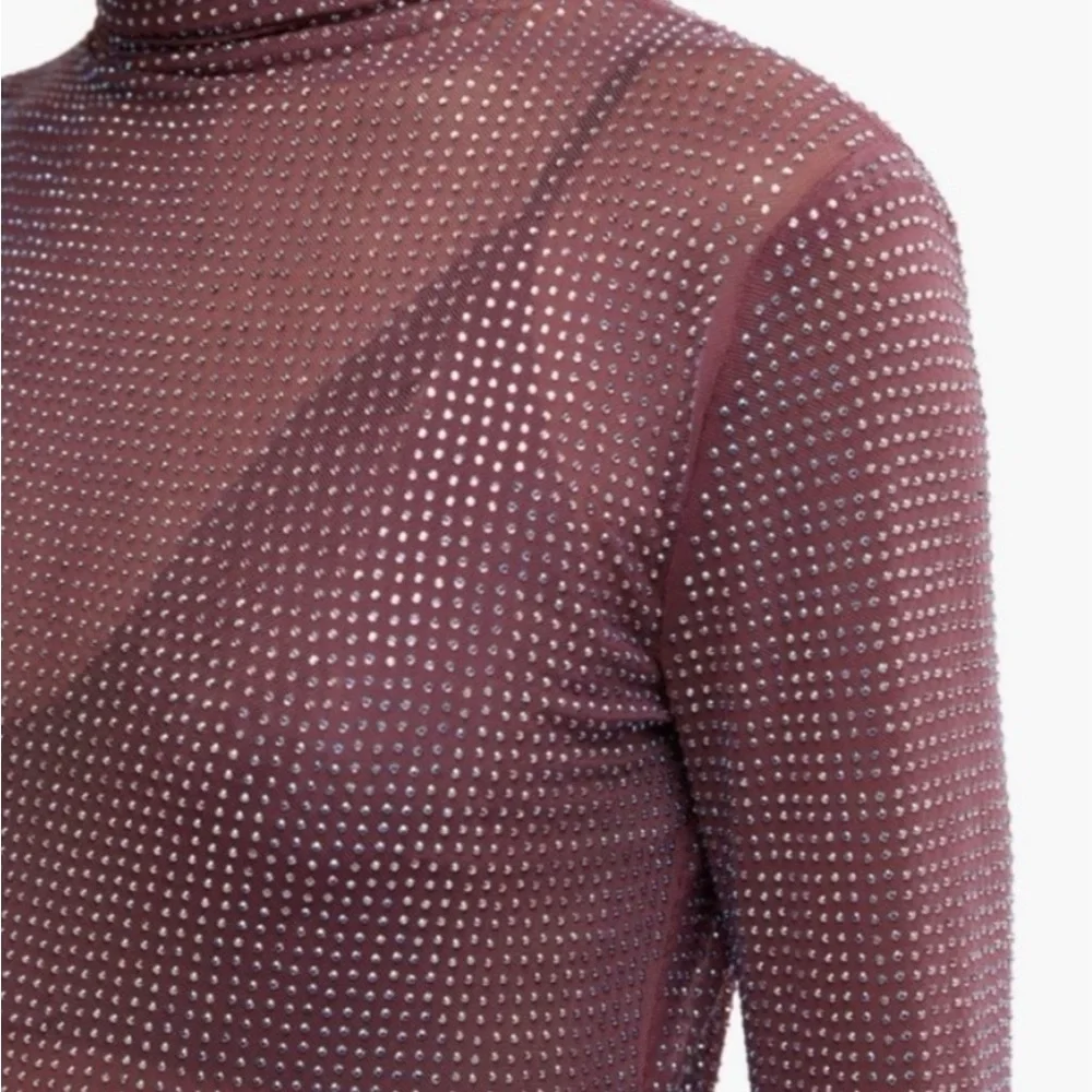 NWT Free People Dance All Night Long Sleeve top-Wistful mauve- XL